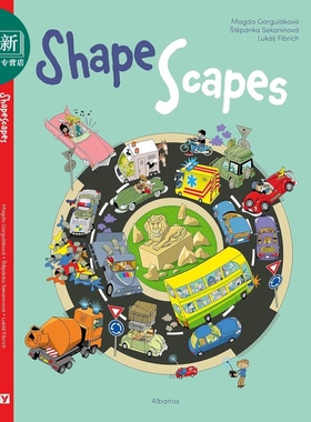 图形景观 Lukas Fibrich Whats Happening in the Circle and in Other Shapes英文原版 儿童绘本图画书 精装进口 又日新