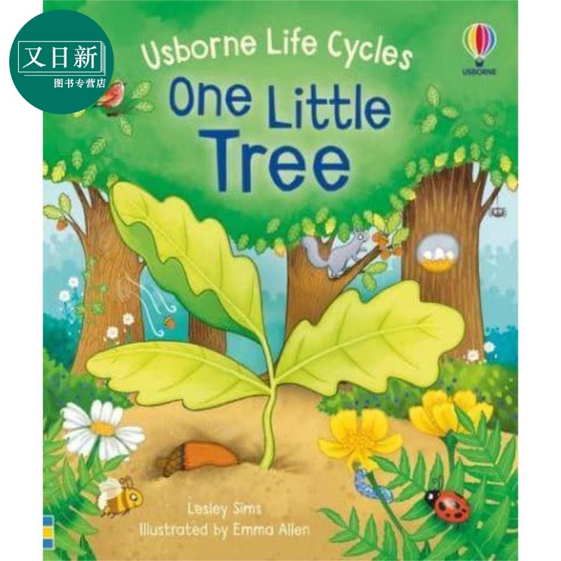one little tree 一棵小树 英文原版儿童绘本 科学与自然规律 3到6岁
