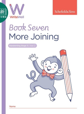 英国S&S教辅 WriteWell 7: More Joining 书写训练 7: 更多拼写 6-7岁 英文原版 英语单词书写练习 又日新