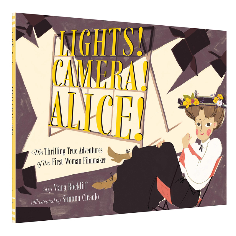 Simona Ciraolo:灯! 相机!爱丽丝!Lights! Camera! Alice! 精品绘本 电影故事 绘本故事书 7~12岁 精装 英文原版