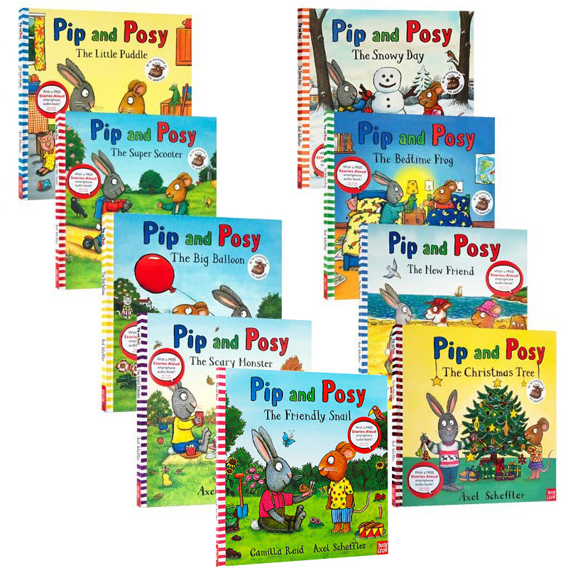 【100元任选5本】Pip and Posy 波西和皮普1-10册 英文