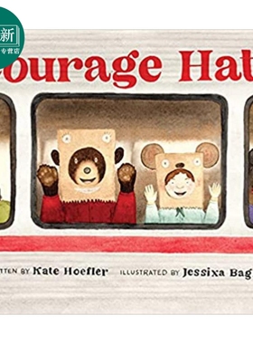 Jessixa Bagley Courage Hats 勇气的帽子 英文原版儿童精品绘本 动物及动物故事主题 3到6岁 又日新