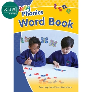 幼儿英语单词词汇自学教辅 又日新 Word 手写体英式 英语版 快乐自然拼读单词书 Phonics Book 进口图书 预售 英文原版 Jolly