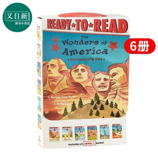 齐齐学会读1级 美国奇观6册盒装 Ready-To-Read Level 1 The Wonders of America 英文原版 分级阅读儿童科普读物 又日新