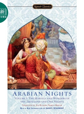 一千零一夜 上 Signet Classics The Arabian Nights Volume I Richard Francis Burton翻译 神话故事 又日新