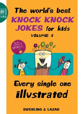 The World's Best Knock Knock Jokes for Kids 4 Every One Illustrated 很好笑的笑话4 幽默搞笑 益智插画童书