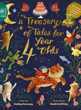 Heidi Griffiths A Treasury Of Tales For Four-Year-Olds 4岁宝宝故事宝库 英文原版小初文学 儿童绘本 寓言 又日新