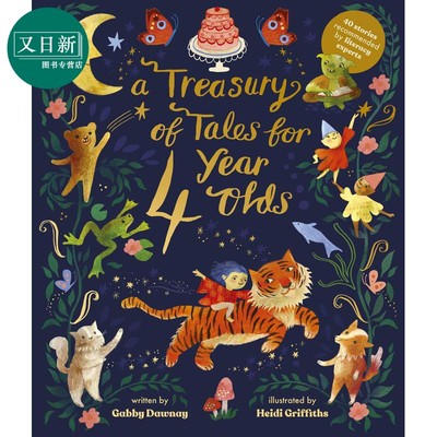 Heidi Griffiths A Treasury Of Tales For Four-Year-Olds 4岁宝宝故事宝库 英文原版 儿童绘本 童话寓言故事 又日新