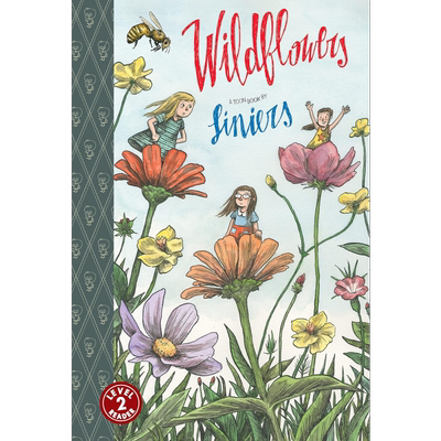 桥梁漫画 野花 Wildflowers 英文原版 儿童桥梁漫画书图画图像小说 绘本故事书 精装进口图书 Level 2 小初文学 又日新