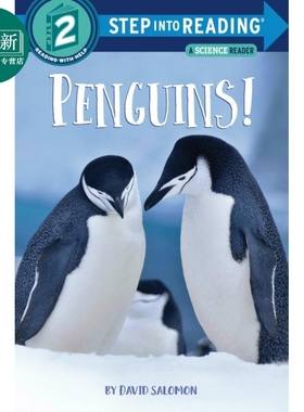 Step into Reading Step 2 Penguins! 兰登阅读进阶2企鹅 百科 英文原版 儿童绘本 分级阅读 David Salomon 7-12岁 又日新