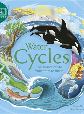 DK Water Cycles 水循环 英文原版 进口图书 儿童绘本 生态绘本 大自然知识科普 百科图画书 7岁以上