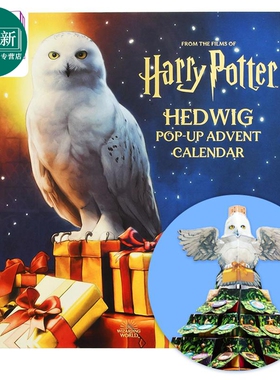 哈利波特 海德薇立体圣诞倒数日历 英文原版 Harry Potter Hedwig Pop-up Advent Calendar 哈利波特周边 圣诞节日礼物礼品 英版 ?