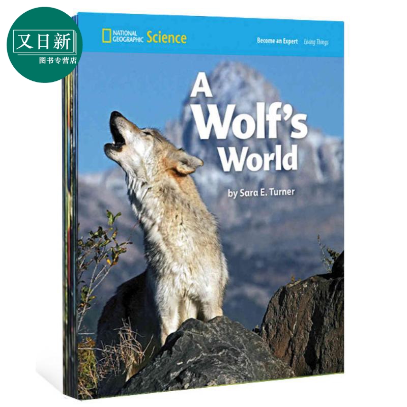 美国国家地理科学入门2级生物读本套装5册 National Geographic Science L2 Living Things 蓝思值BR-300L 含音频资源 又日新