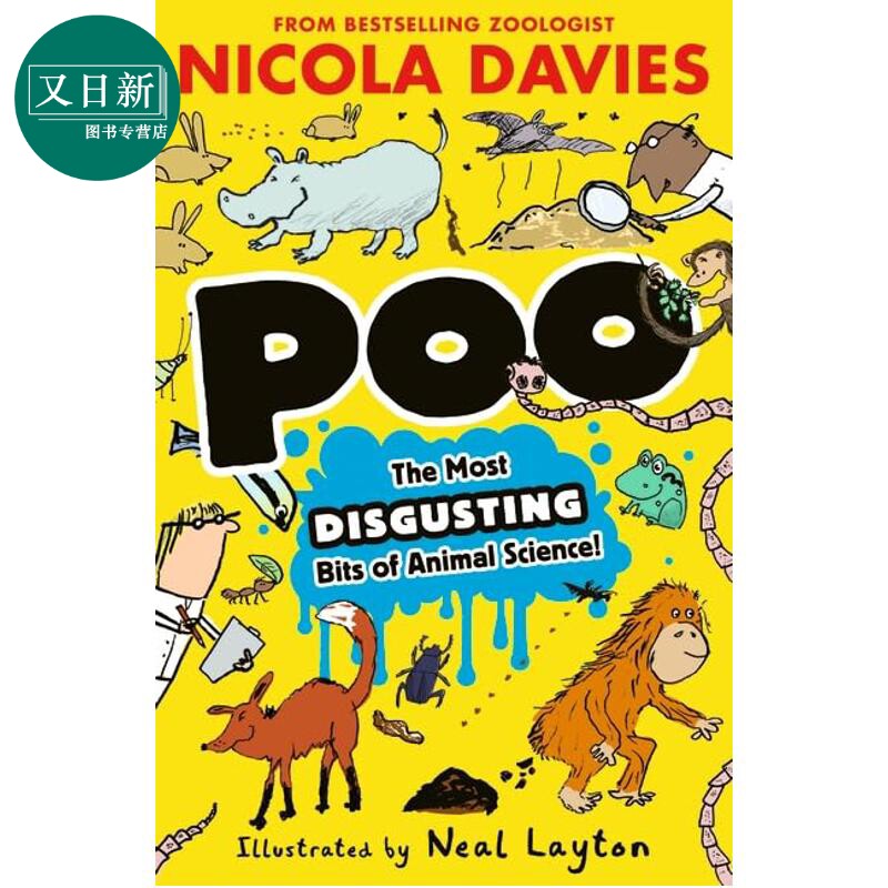 便便 动物科学中恶心的冷知识 Poo The Most Disgusting Bits of Animal Science 英文原版 儿童科普读物 进口书 又日新