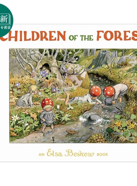 森林的孩子 Elsa Beskow Children of the Forest 英文原版 儿童绘本 图画故事书 精装中古绘本 进口童书 4-6岁 又日新