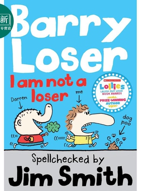 倒霉蛋巴里 我不是失败者 The Barry Loser I am Not a Loser 英文原版 儿童插画故事书 幽默笑话 进口儿童读物 又日新