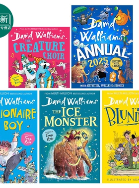 David Walliams大卫威廉姆斯 英文原版 儿童绘本故事小说读物 失误The Blunders 雪怪The Ice Monster 动物合唱团 又日新