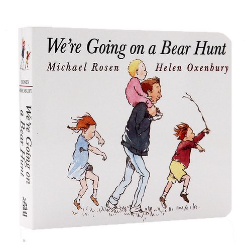 Nice爷爷 罗森爷爷童书合集 英文原版 Michael Rosen 我们去猎熊 We're Going on a Bear Hunt 纸板书绘本 英语早教启蒙韵文故事