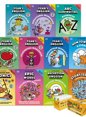 DK Mrs Wordsmith 沃德史密斯夫人 少儿英语练习册合集 词汇写作书写 4-11岁学前小学教辅 英文原版进口图书 KS1 又日新