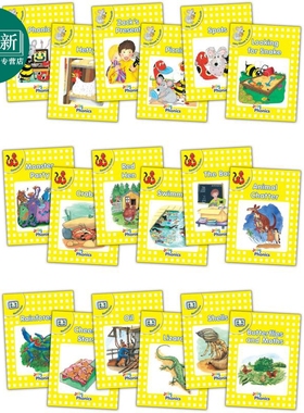 预售 Jolly Phonics Readers Level 2 Complete Set 快乐自然拼读读物黄色等级18本套装 2级 英文原版英语分级读物 又日新