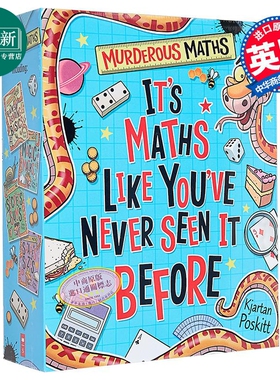 学乐可怕的数学 4册 Murderous Maths Its Maths Like Youve Never Seen It Before 英文原版 儿童读物 进口童书 又日新