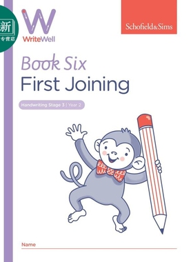 英国S&S教辅 WriteWell 6: First Joining 书写训练 6: 初识拼写 6-7岁 英文原版 英语单词书写练习 又日新