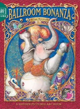 Ballroom Bonanza A Hidden Pictures ABC Book隐藏的字母书 童书 又日新