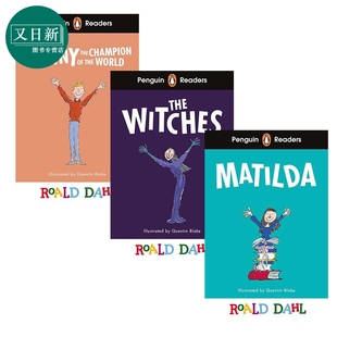 Penguin Readers企鹅阅读分级指导4级 罗尔德达尔英语分级3册 Roald Dahl ELT Graded Reader 护眼纸 英文原版书 又日新