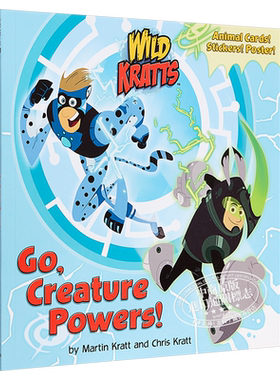 Go, Creature Powers! - 8X8 动物兄弟：野生的力量 动物科普 低幼亲子分级阅读科普绘本 平装 英文原版 3-6岁