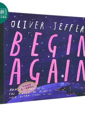 Oliver Jeffers：Begin Again 再次出发 英文原版 进口图书 儿童绘本 故事图画书 精品绘本 精装儿童读物亲子童书 又日新