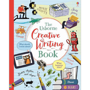 Creative Writing Book 自己写:创意写作 英文原版 进口童书 儿童工具书 故事写作参考书 精品儿童读物 创意写作 又日新