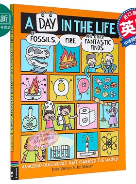 地球上的爆笑事实 Mike Barfield A Day in the Life of Fossils Fire and Other Fantastic Finds 英文原版 科普 又日新
