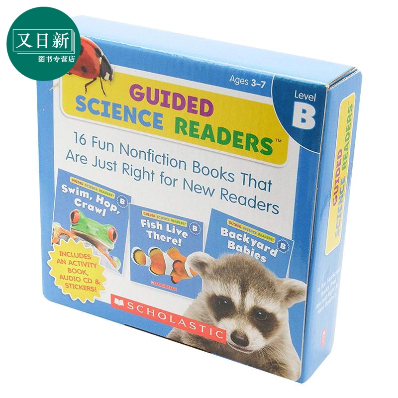 Guided Science Readers Level B With Cd 科学指导型阅读等级B 英文原版 儿童教材教辅 7-12岁 又日新