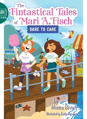 人鱼公主2 Fintastical Tales of Mari A. Fisch #2 英文原版 儿童章节书桥梁书 黑白插图故事 进口童书 6岁以上 又日新