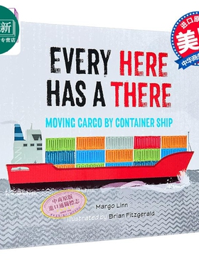 海运供应链 Every Here Has A There 英文原版 儿童科普绘本 知识百科图画书 精装读物进口童书 Brian Fitzgerald 又日新