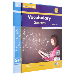 Vocabulary Success A2 Key Self-study Edition Global ELT词汇成功A2重点自学套装 含答案 7-12岁