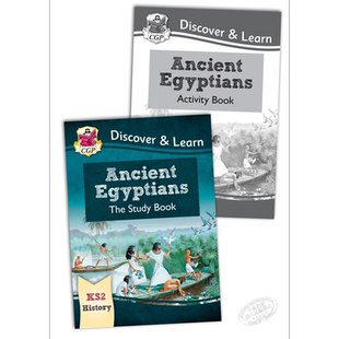 英国CGP小学历史探索与学习系列 古埃及人2册 含练习 Ancient Egyptians