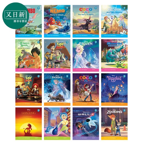 英文原版进口迪士尼儿童读物系列 分级阅读本级别1-6 含音频 Disney Kids Readers Level 1-6 疯狂动物城ZOOTOPIA 又日新