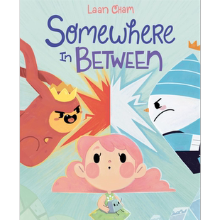 阳光与雪地 Laan Cham Somewhere In Between 英文原版 儿童绘本 图画故事书 精装精品绘本 进口儿童读物 4-8岁 又日新