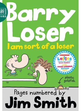 预售 倒霉蛋巴里 我是失败者吗 The Barry Loser I am sort of a Loser 英文原版 儿童插画故事 幽默笑话 进口儿童读物 又日新