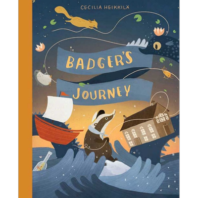 Cecilia Heikkila Badgers Journey 獾的旅程 英文原版 进口图书 儿童绘本 动物故事图画书 又日新