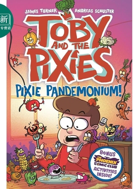托比与小精灵3 精灵大乱斗 Toby And The Pixies Pixie Pandemonium 英文原版 儿童漫画故事 图画小说 进口童书 又日新