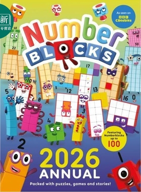 数字积木年鉴手册2026 Numberblocks Annual 2026 英文原版 儿童卡通动画绘本 益智谜题游戏书 数字积木 3岁以上 又日新