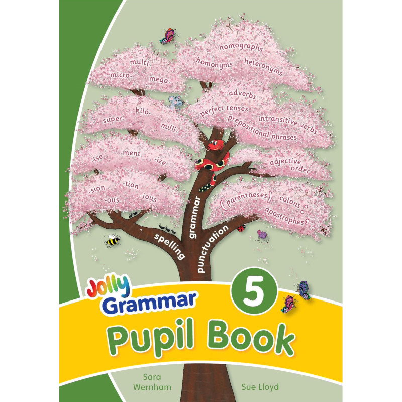 快乐语法5 学生用书 手写体字母 英式英语版 Jolly Grammar 5 Pupil Book In Precursive Letters 英文原版进口 又日新