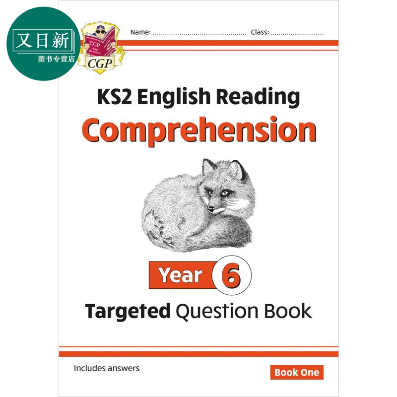 英国原版CGP教辅 KS2英语针对性问题书 六年级的理解1KS2 English Targeted Question Book Year 6 Comprehension 又日新 书籍/杂志/报纸 儿童读物原版书 原图主图