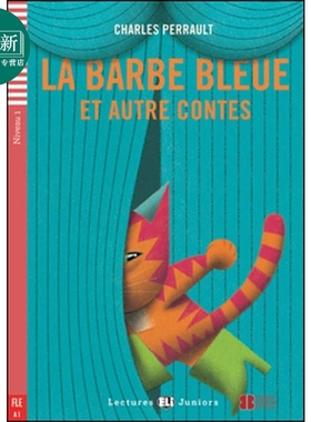 蓝胡子ELI Teen Readers French A1: La Barbe Bleue et autre contes 含音频 法文原版 法语学习分级阅读读物 又日新