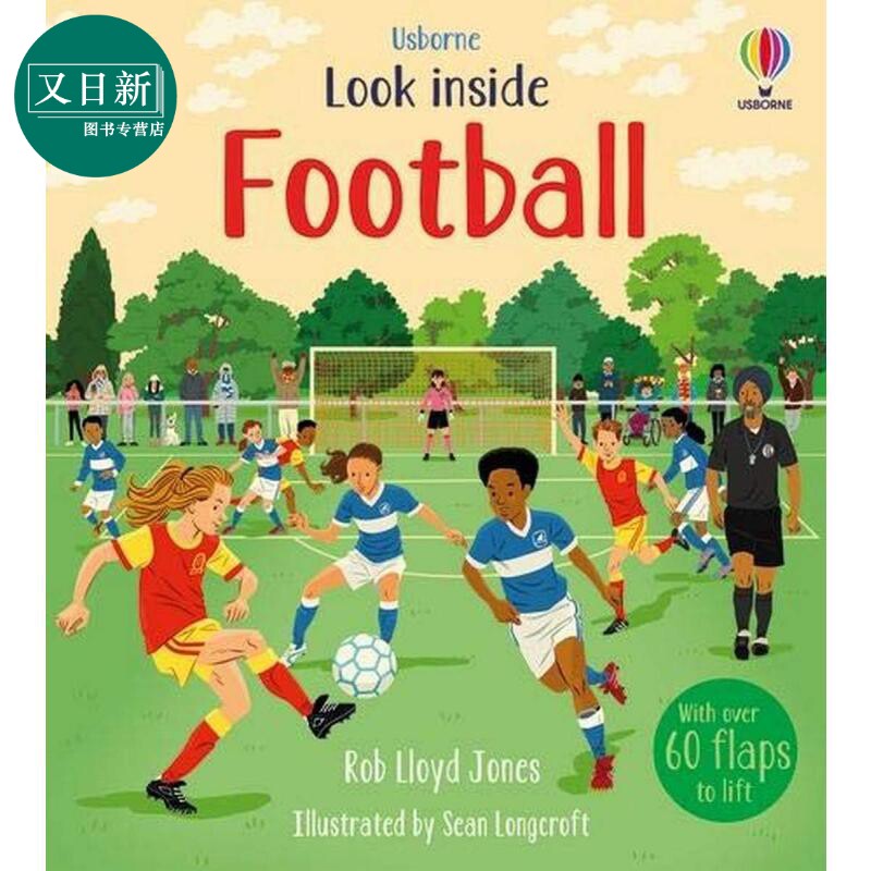 Look Inside Football 尤斯伯恩看里面系列足球 少儿科普 英文原版