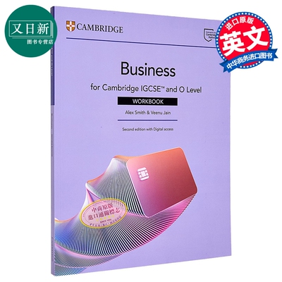 剑桥IGCSE OLEVEL商科练习册含在线账号2年 Cambridge IGCSE O Level Business Workbook with Digital Access 又日新