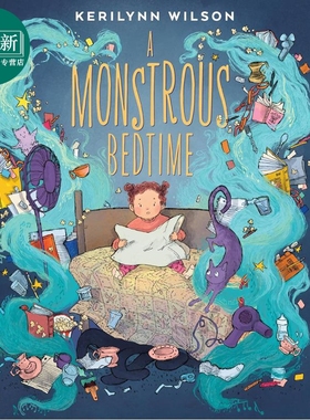 哄睡主题 怪物的睡前时光 A Monstrous Bedtime 英文原版 儿童绘本故事书 亲子睡前读物 进口童书 精装 4岁以上 又日新