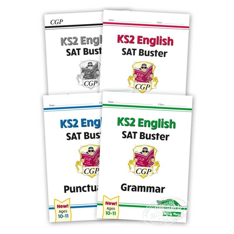 英国CGP教材 New KS2 English SPaG SAT Buster Book 2 英国小学毕业英语考试SPaG备考练习册四册 语法+标点符号+拼写 10-11?
